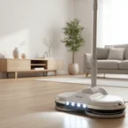 BluMill Draadloze Elektrische Dweil met Sprayfunctie en LED-Licht