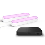 Philips Bundel: Hue Sync Box 8k + 2-pack Play Bar Wit
