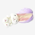 Plush bunny in Easter egg