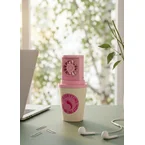 Desktop fan as coffee cup