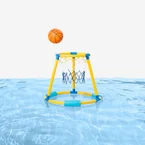 Floating basketball set for pools