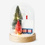 Glowing Christmas decoration - 10 cm