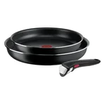 Tefal Ingenio Easy Cook 'N Clean L1549013 Set van 2 pannen 22/26 cm + afneembare handgreep - Geen inductie