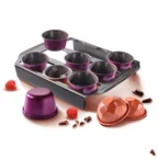 Tefal CreaBake J304SS04 Set van 9 muffinvormen + basis