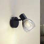 Pendura Wandlamp Ø9 Zwart Lindby - Eetkamer - Modern - Glas - 1 lamp