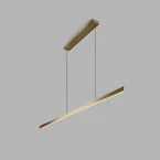 Edge Linear S2000 Hanglamp Brass - LIGHT-POINT - Keuken - Aluminium