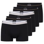 BOSS Boxers & slips 5P Cotton Boxer Trunks Zwart katoen Small Heren