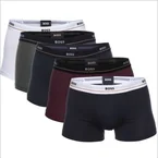 BOSS Boxers & slips 5P Cotton Boxer Trunks Versch. kleure-2 katoen Medium Heren