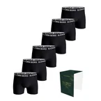 Björn Borg Boxers & slips 6P Cotton Stretch Boxer And Toilet Case Zwart katoen Small Heren