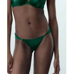 Octavia Satin Brief Green