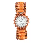 Ik IK002-BRWH Heren Horloge 35mm
