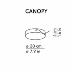 Kdln - zwart canopy accessoires