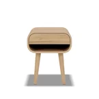 Houten nachtkastje Eva