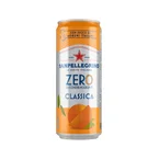 San Pellegrino Aranciata Classica Zero - 24 x 0,33 L