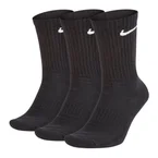 Nike Cushioned Training Crew Sock 3-Pack Wit Zwart Unisex Sokken