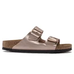 Birkenstock Arizona Birko-Flor Koper Smal Voetbed Dames Slipper