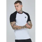 White and Black Raglan T-Shirt