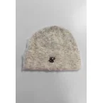 Ecru Knitted Beanie