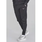Black Essentials Poly Track Pants