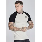 Ecru Black Raglan T-Shirt