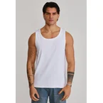 White Loose Fit Vest