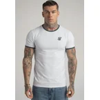 White and Blue Ringer T-Shirt