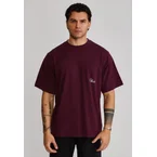Burgundy Oversized T-Shirt