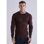 Brown LS Knitted T-Shirt