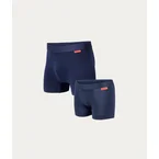 Vader & Zoon Blauwe Boxershort Storm Cloud (2-pack)