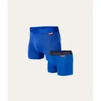 Vader & Zoon Kobaltblauwe Boxershort Arctic Sea (2-pack)