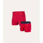 Vader & Zoon Rode Boxershort Bright Sunrise (2-pack)