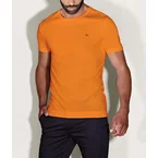 Oranje Casual T-shirt Ronde Hals Dutch Orange
