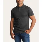 Grijze Slim Fit Polo Charcoal Moss