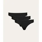 Zwarte String Volcano Ash (3-pack)