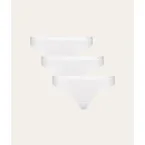 Witte String Chalk White (3-pack)