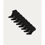 Zwarte Sneakersokken Volcano Ash (8-pack)