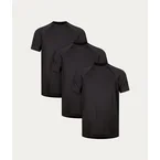 Zwart Sport T-shirt Volcano Ash (3-pack)