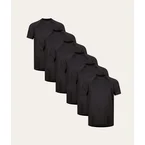 Zwart Sport T-shirt Volcano Ash (6-pack)