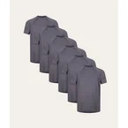 Grijze Sport T-shirt Lava Rock (6-pack)