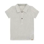 Minymo Hemd Korte Mouw Gestreept Odyssey Gray