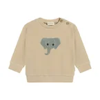 Minymo Sweatshirt Lange Mouw White Pepper
