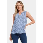 Sleeveless Pintuck Blouse | Placida