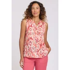 Mouwloze Pintuck Blouse | Mojave Mirage