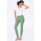 Ami Skinny Jeans Groen Twill | Native Floral Vanilla