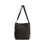 Small Belted Tote in Alpaca Nubuck