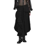 Draped Wool Skirt
