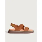 LEATHER SANDAL ROAD TERRACOTTA