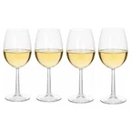 Cookinglife Witte Wijnglazen Milena 430 ml - 4 Stuks