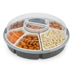 Cookinglife Snackbak Rond Ø 31 cm - met 5 losse bakjes