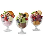 Cookinglife IJscoupes Glas 425 ml - 3 stuks - Ideaal voor IJs en Desserts